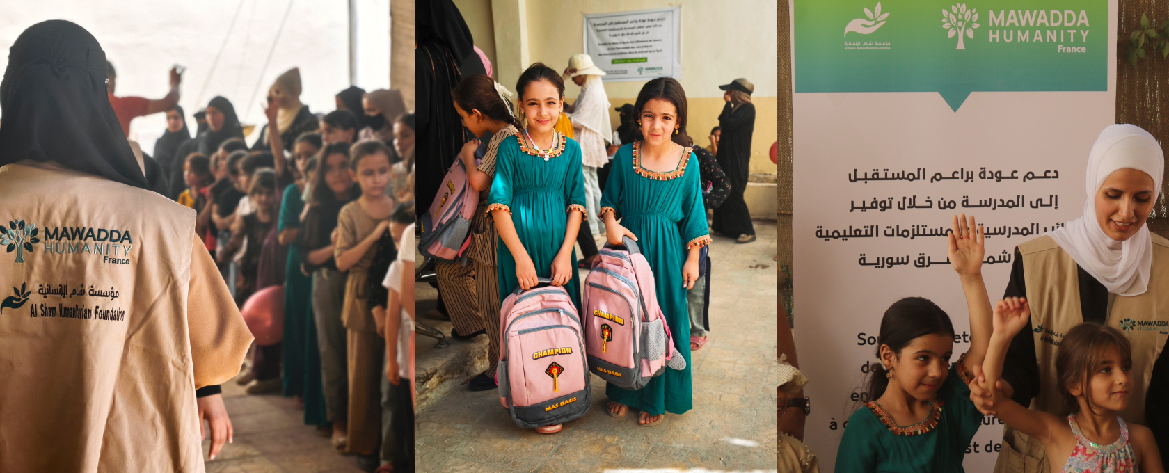 Cartables et fournitures scolaires - Syrie