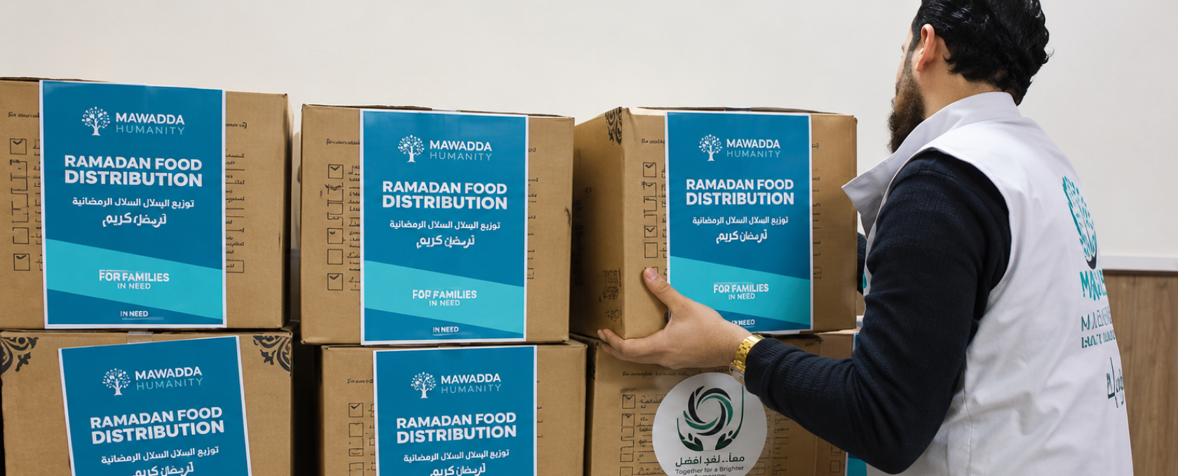 Distribution de paniers alimentaires - Ramadan en Syrie